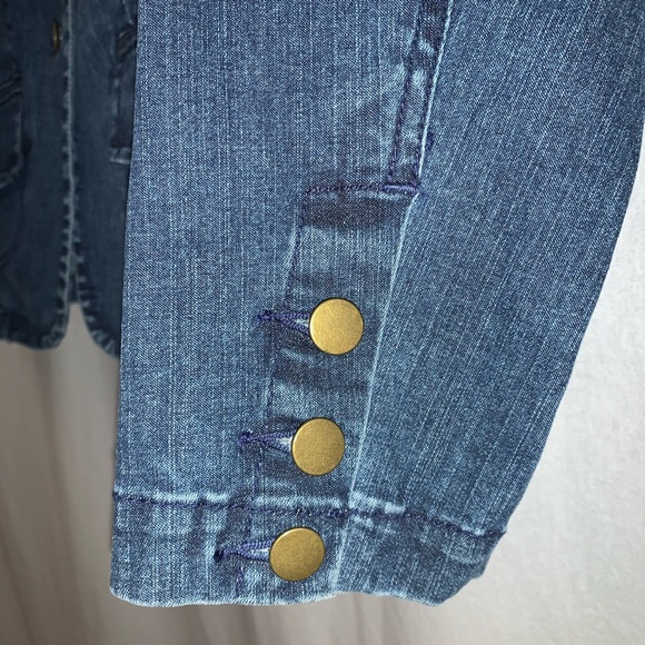 Talbots‎ Women’s Petites Denim Jacket Size 4 - Picture 4 of 5